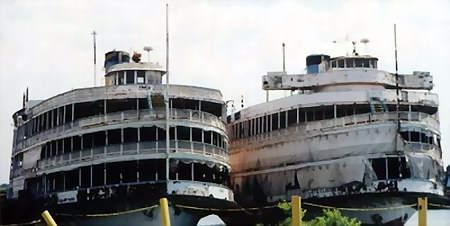 Bob-Lo Island - The Boats Out Of Commission (newer photo)